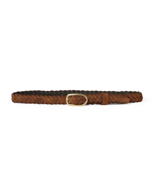 Product image - Gavazzeni - Salisburgo Brown Leather Braided Belt