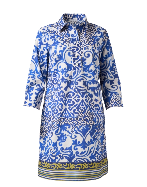 Product image - Hinson Wu - Charlotte Blue and Green Printed Dress