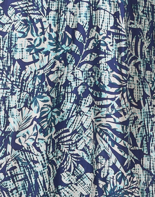 Fabric image - Poupette St Barth - Aude Navy Print Wrap Dress