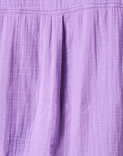 Fabric image - Xirena - Scout Purple Cotton Gauze Shirt