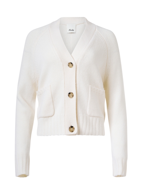 Product image - Allude - Ivory Wool Cashmere Cardigan