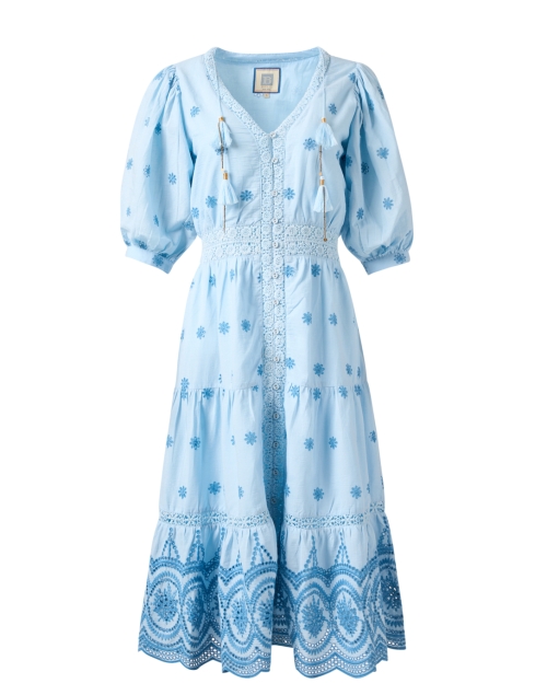 Product image - Bell - Ann Blue Eyelet Cotton Dress