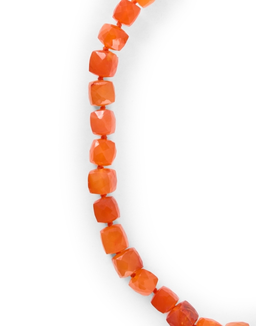 Front image - Nest - Orange Stone Necklace