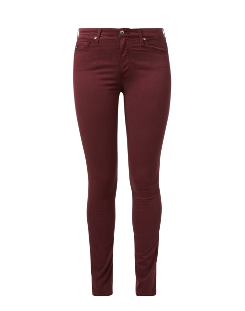 Product image - AG Jeans - Prima Burgundy Sateen Jean