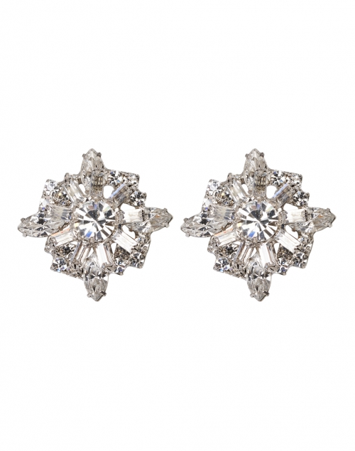 Product image - Jennifer Behr - Philomena Crystal Silver Stud Earrings