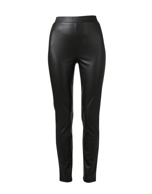 Product image - Max Mara Leisure - Zefir Black Faux Leather Pant