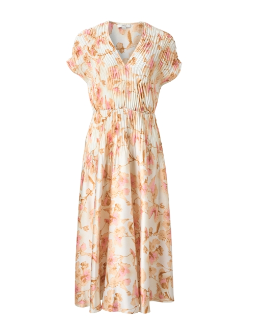Product image - Vince - Soleil Peach and Pink Floral Pleated Dress