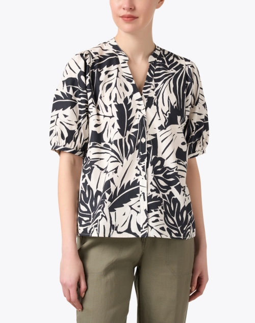 Front image - Brochu Walker - Asteria Black and White Print Blouse