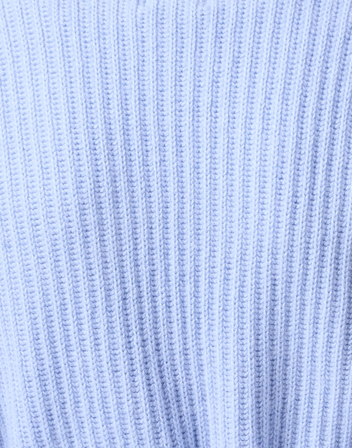 Fabric image - Madeleine Thompson - Sibyl Blue Wool Cashmere Cardigan 