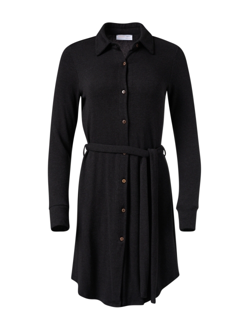 Product image - Southcott - Sydney Black Cotton Belted Sweater Dress