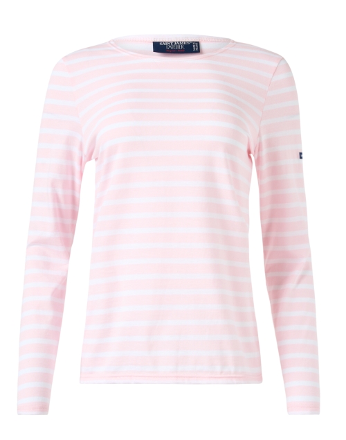 Product image - Saint James - Minquidame Pink and White Striped Cotton Top