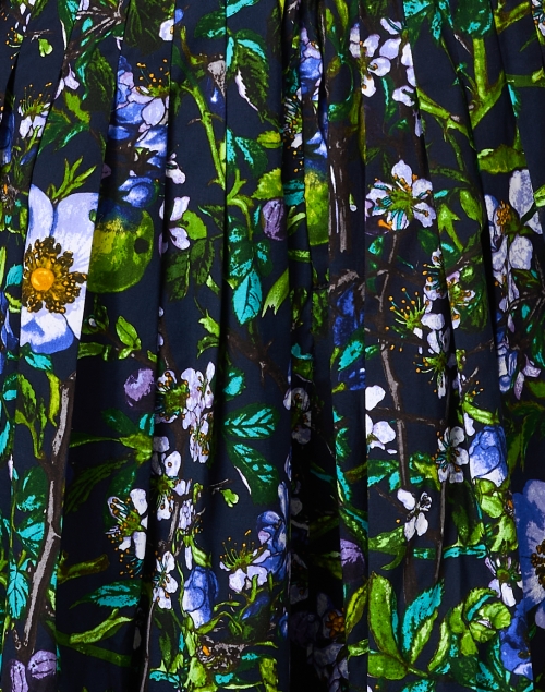 Fabric image - Samantha Sung - Florence Blue Multi Floral Print Dress