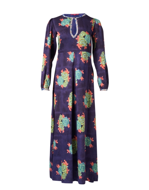 Product image - Lisa Corti - Manhattan Purple Print Maxi Dress