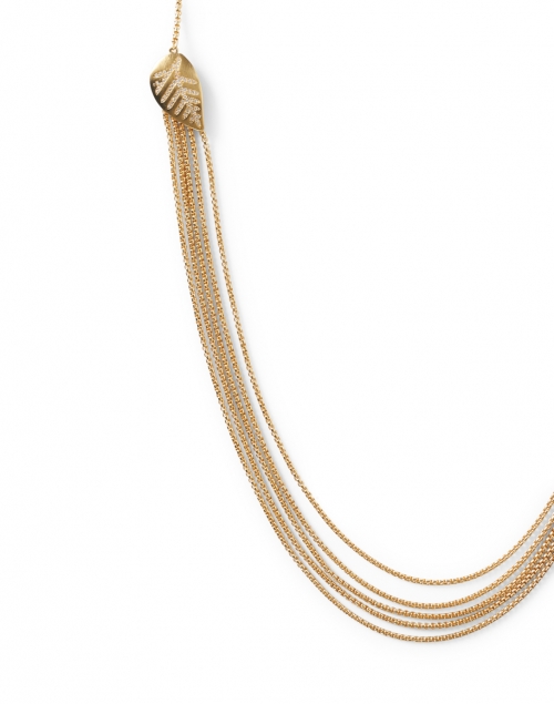 Front image - Dean Davidson - Passage Gold Multi Strand Necklace