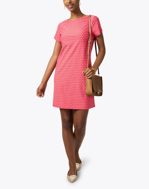 Ella Red Printed Dress