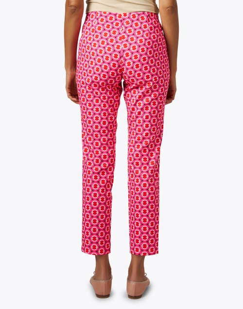 Back image - MAC Jeans - Anna Pink Print Pant