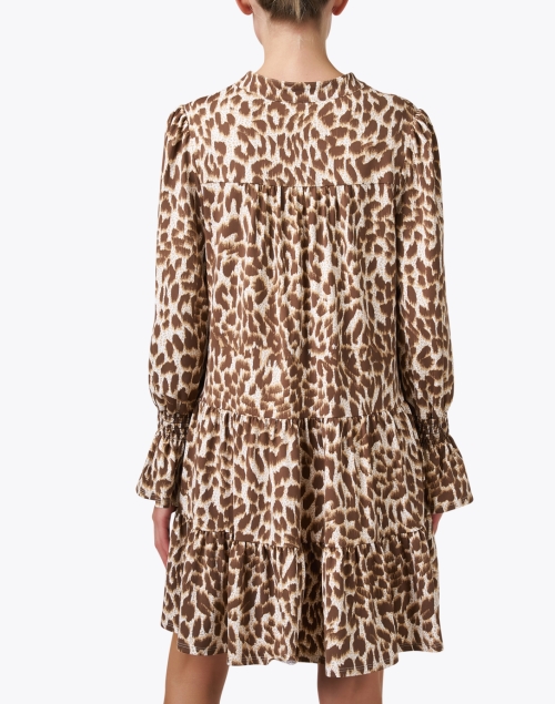 Back image - Jude Connally - Tammi Cheetah Print Tiered Dress