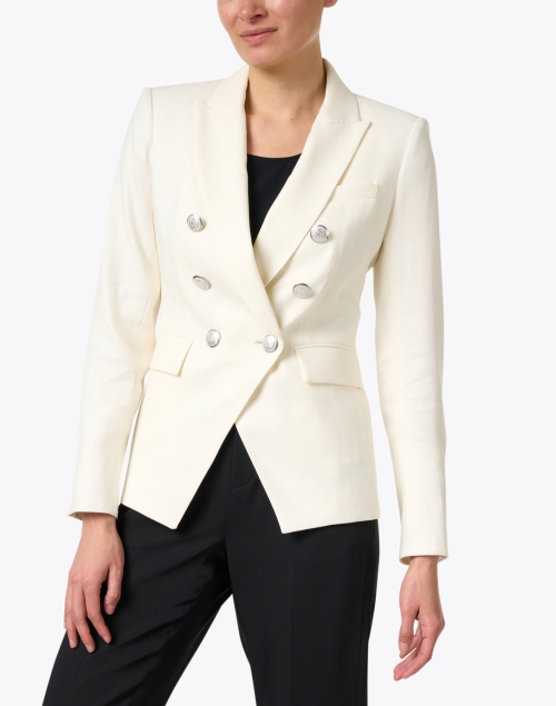 Front image - Veronica Beard - Miller White Dickey Jacket