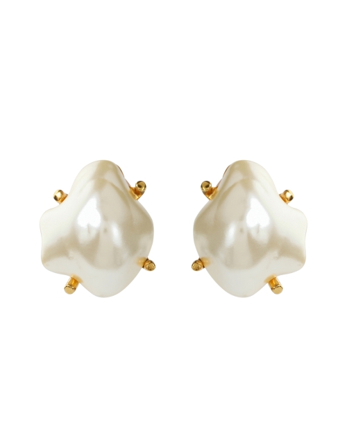 Product image - Kenneth Jay Lane - Pearl Clip Earrings