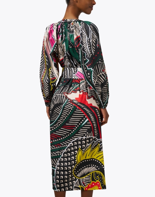 Back image - Figue - Kali Multi Print Cotton Dress