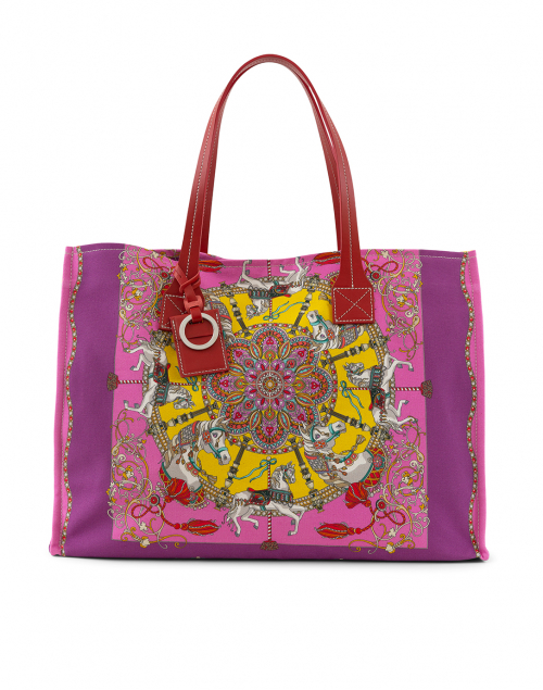 Product image - Rani Arabella - Pink Toy Horses Tote Bag