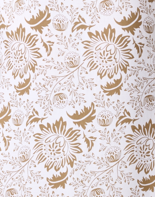 Fabric image - Walker & Wade - Beige Floral Print Duster Dress