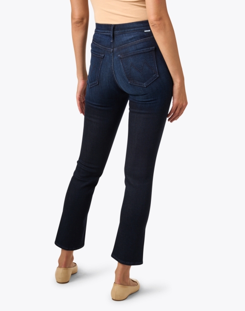Back image - Mother - The Dazzler Dark Blue Straight Leg Ankle Jean