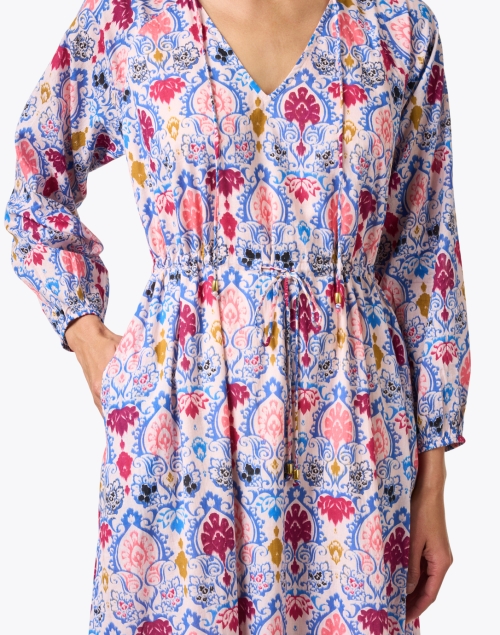 Extra_1 image - Roller Rabbit - Olaya Pink Print Cotton Dress