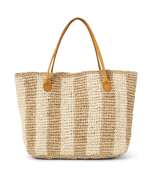 Product image - Bembien - Franci Tan Stripe Raffia Tote Bag