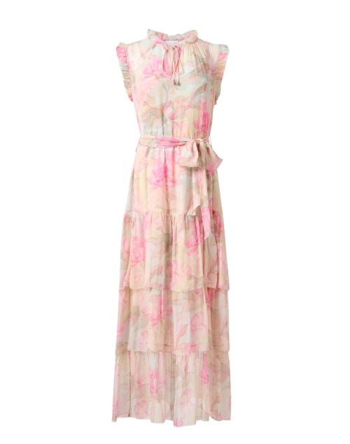 Christy Lynn Christian Pink Print Chiffon Dress