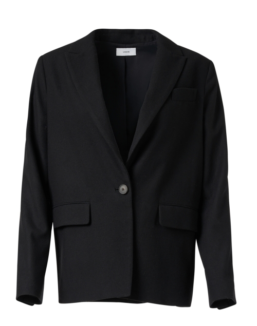 Product image - Vince - Black Wool Blend Single Button Blazer