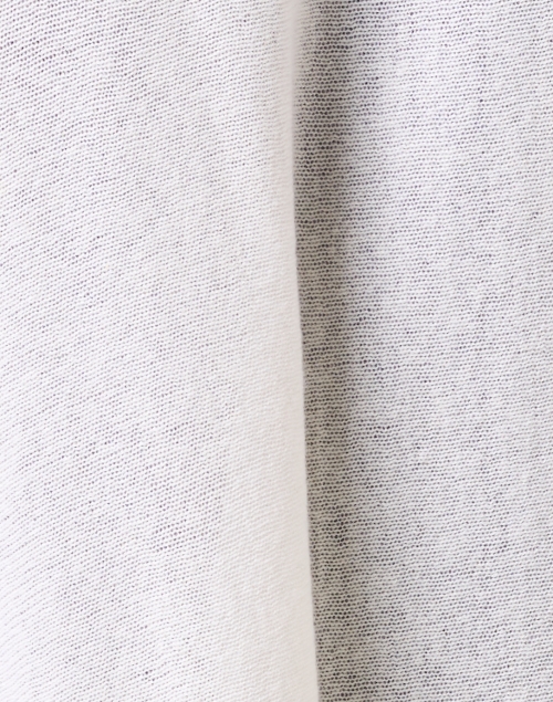 Fabric image - Minnie Rose - White Cashmere Signature Ruffle Shawl