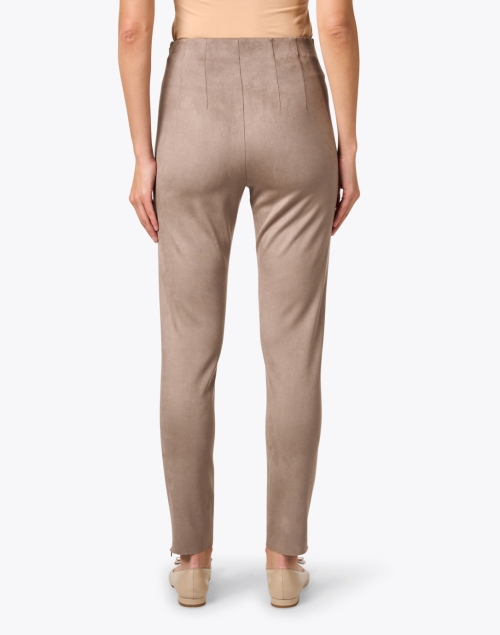 Back image - Weill - Taupe Suede Pant