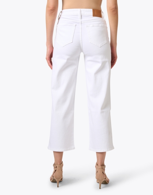 Back image - Lafayette 148 New York - White Wide Leg Cropped Jean