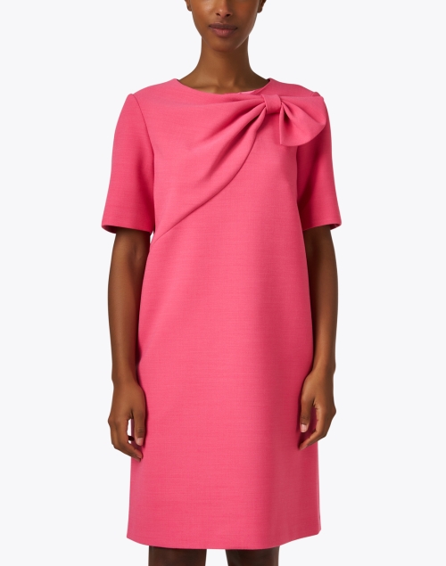 Front image - Paule Ka - Pink Bow Shift Dress