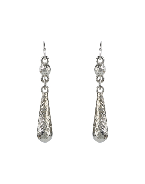 Product image - Ben-Amun - Hammered Silver Drop Earrings