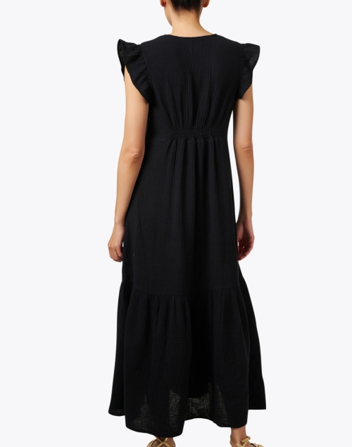 Back image - Honorine - Black Maxi Dress