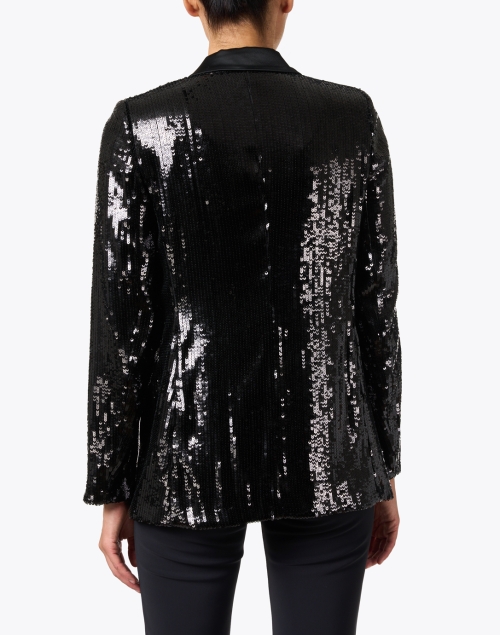Back image - Max Mara Studio - Essenza Black Sequin Jacket