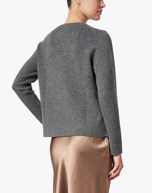 Back image - Chinti and Parker - Essential Grey Cashmere Sweater