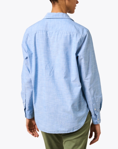 Back image - Frank & Eileen - Eileen Blue Cotton Shirt