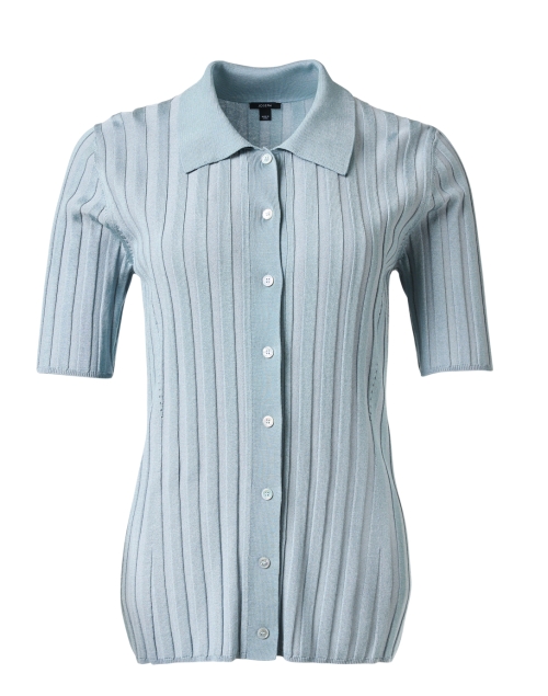 Product image - Joseph - Blue Rib Knit Shirt