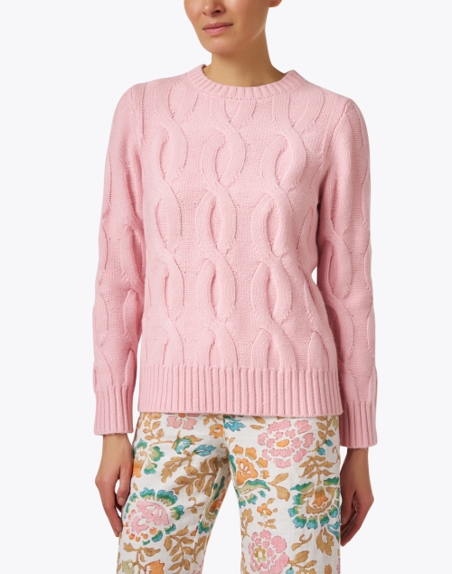 Front image - Sail to Sable - Blush Pink Wool Blend Sweater
