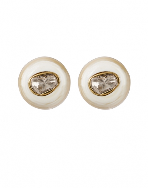 Product image - Nest - Blonde Horn Diamond Stud Earrings