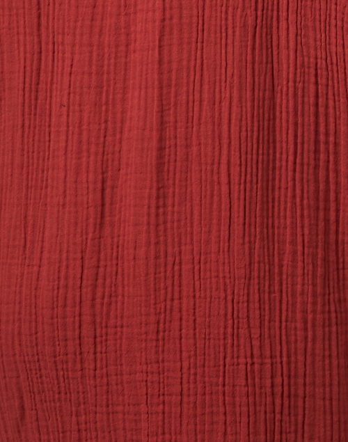 Fabric image - Eileen Fisher - Rust Red Cotton Shirt Dress
