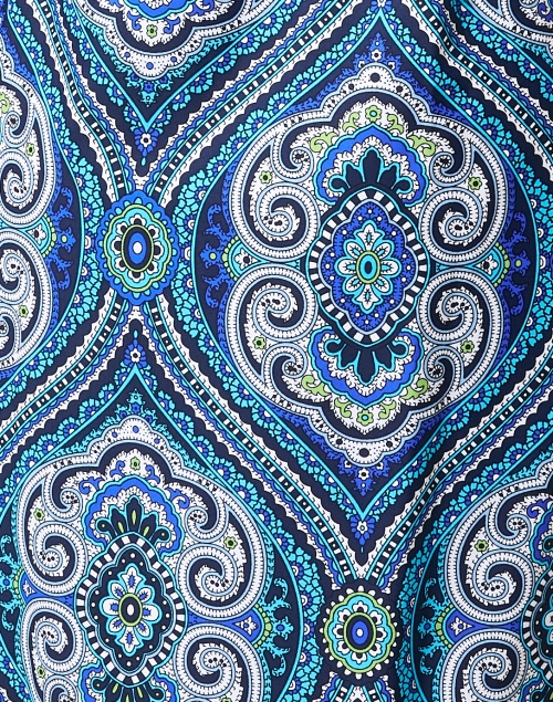 Fabric image - Jude Connally - Susanna Blue Print Shirt Dress