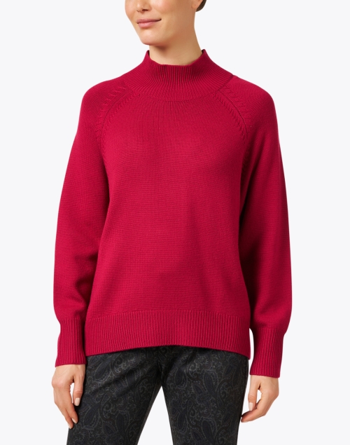 Front image - Repeat Cashmere - Red Wool Sweater