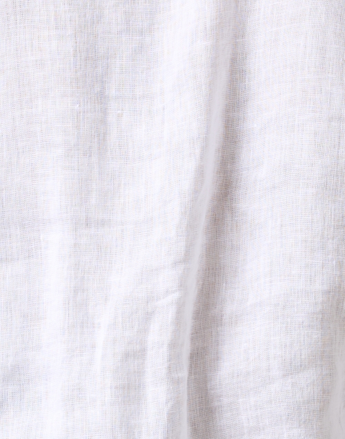 Fabric image - CP Shades - Ruffle White Linen Ruffle Shirt