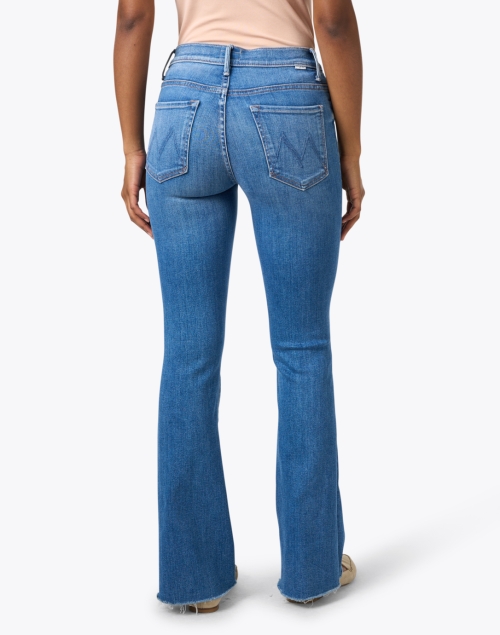 Back image - Mother - The Weekender Stretch Fray Flare Jean