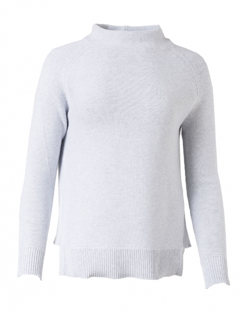 Product image - Kinross - Grey Garter Stitch Cotton Sweater