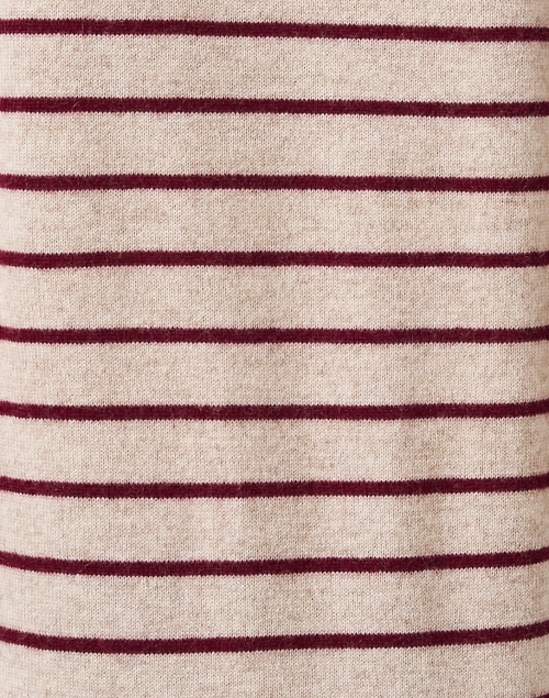 Fabric image - Madeleine Thompson - Balfe Beige Stripe Sweater